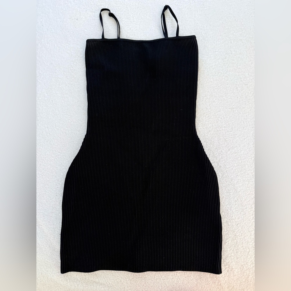 Aritzia - Babaton Black Knit mini dress